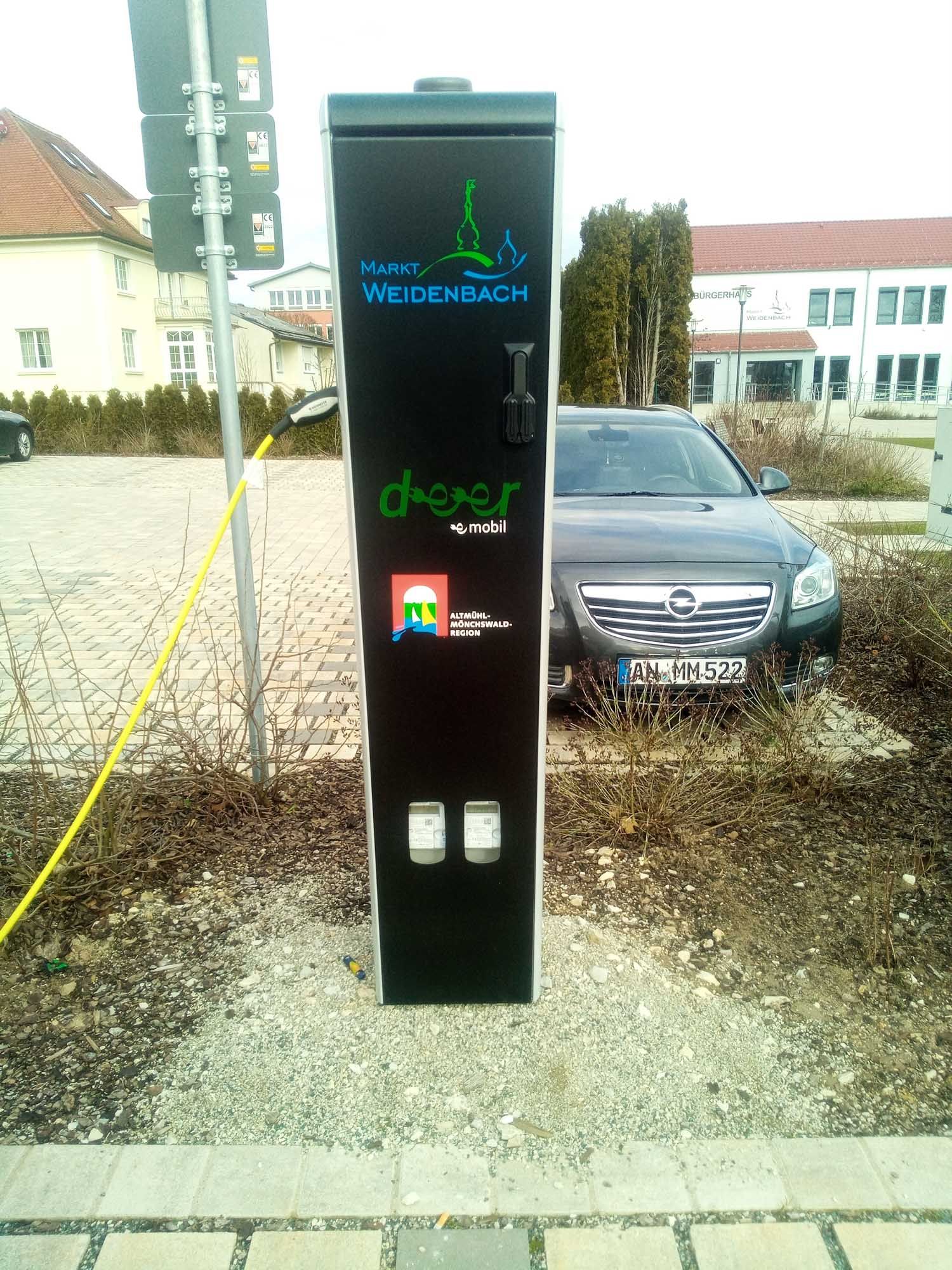 Ladesäule für Carsharing