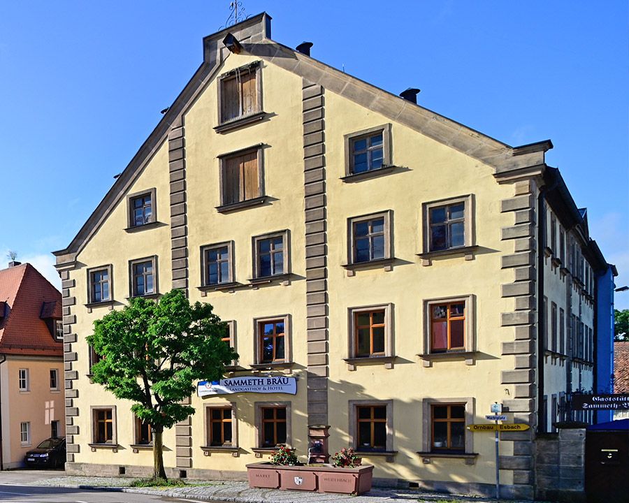 Hotel-Gasthof Sammeth Bräu- Unterkünfte in der Altmühl-Mönchswald-Region