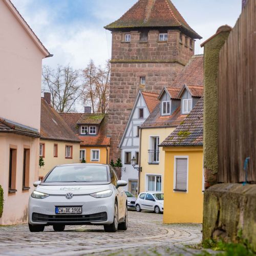 Fahrt durch Wolframs-Eschenbach